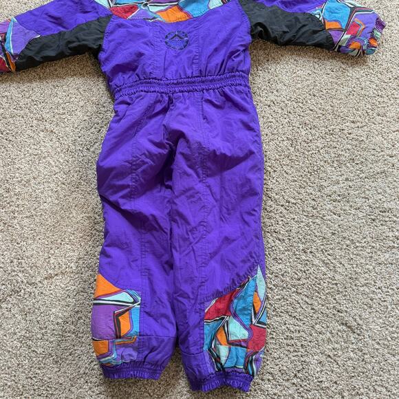 Mountain Goat Vintage Purple Ski Suit Kids Sz M - Picture 11 of 13